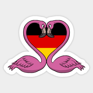 Flamingo Germany Sticker